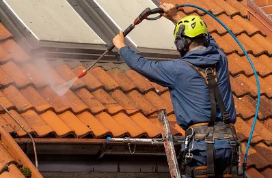 Démoussage et hydrofuge de toiture à Cervens